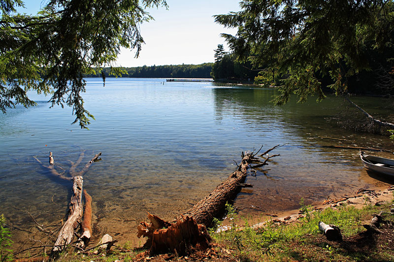 petes lake view from our campsite